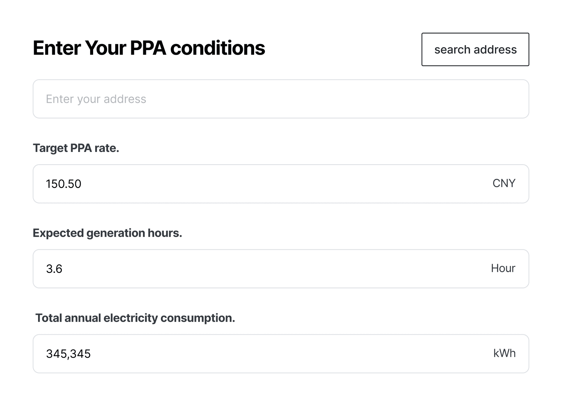 Start Your PPA Calculation